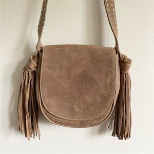 Stylish Tan Crossbody Bag